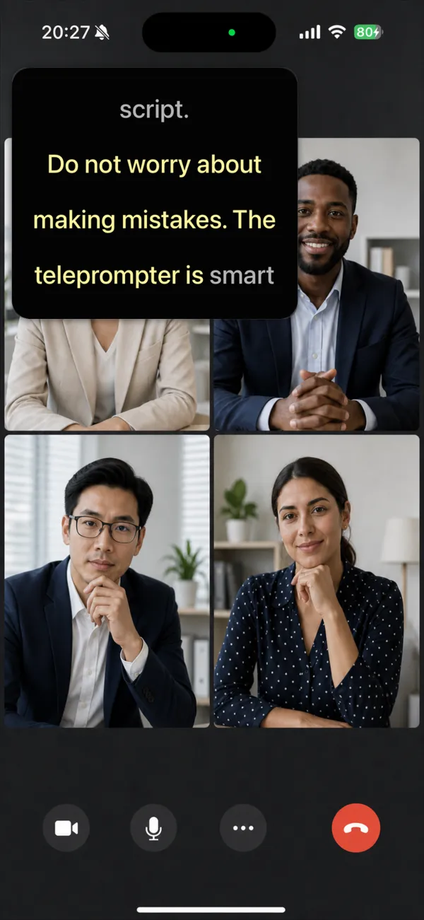 Floating prompt window
